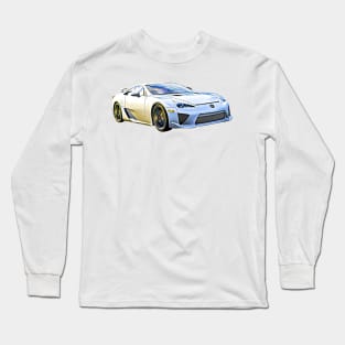 Lexus LFA Cartoon Black Long Sleeve T-Shirt